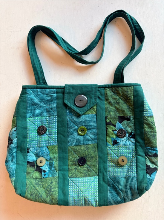 Handmade Handbags - HANDMADE Patchwork Quilted Shoulder Bag